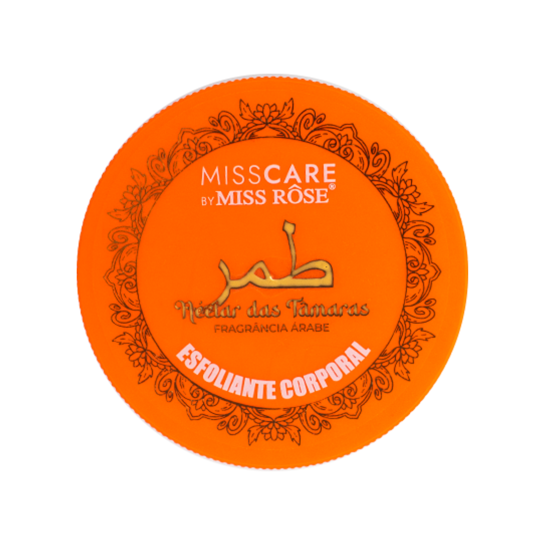 Esfoliante Corporal Fragrância árabe Néctar das Tâmaras  - Miss Rôse - Miss Rôse Brasil