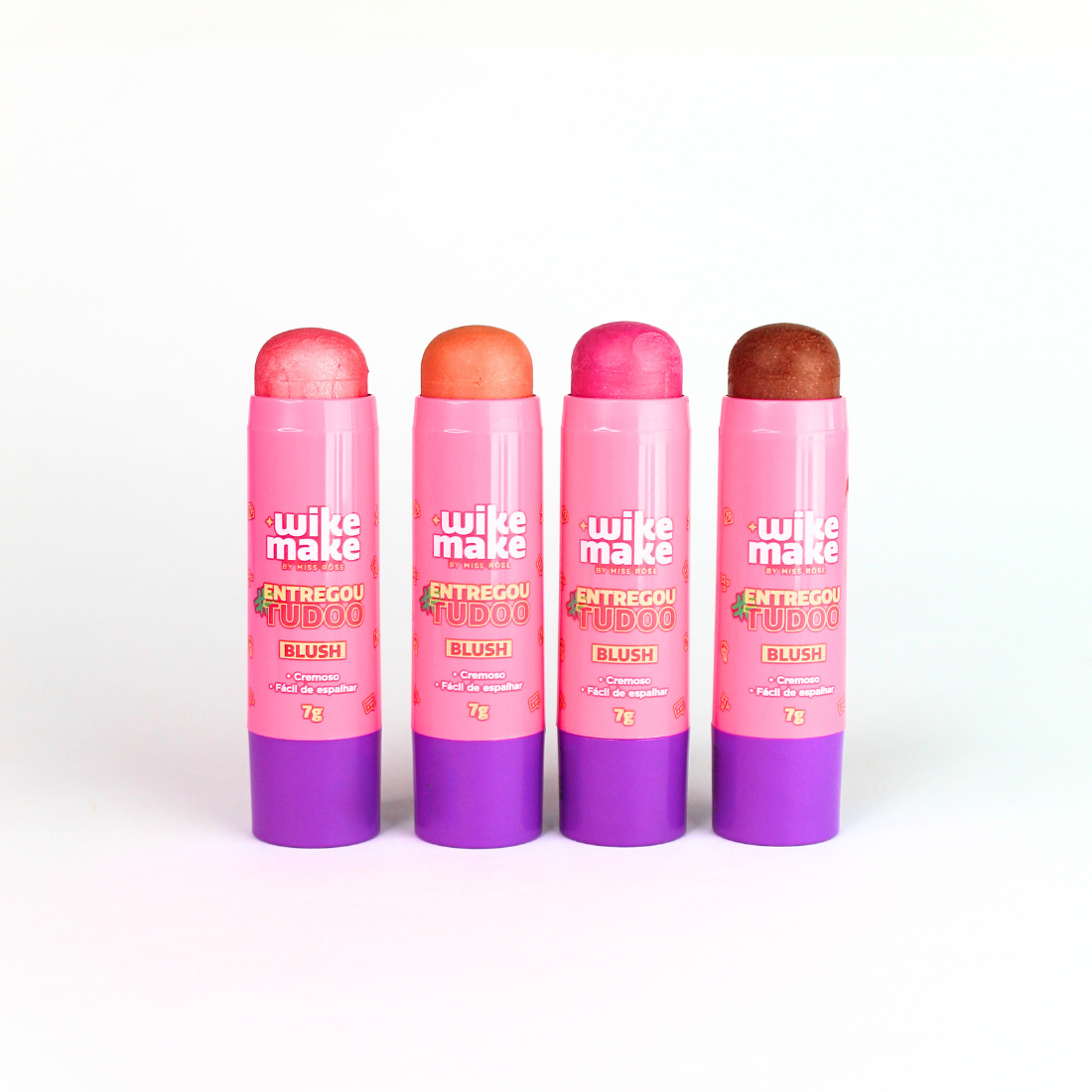 Stick Blush #ENTREGOUTUDOO da Wike Make by Miss Rôse. - Miss Rôse Brasil