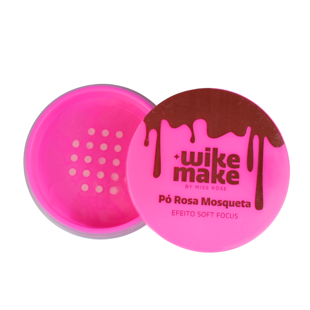 Pó Translucido Rosa Mosqueta - Wike Make By Miss Rôse