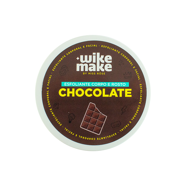 Esfoliante corpo e rosto Chocolate Wike Make By Miss Rose