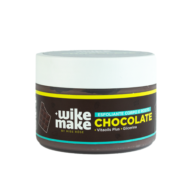 Esfoliante corpo e rosto Chocolate Wike Make By Miss Rose