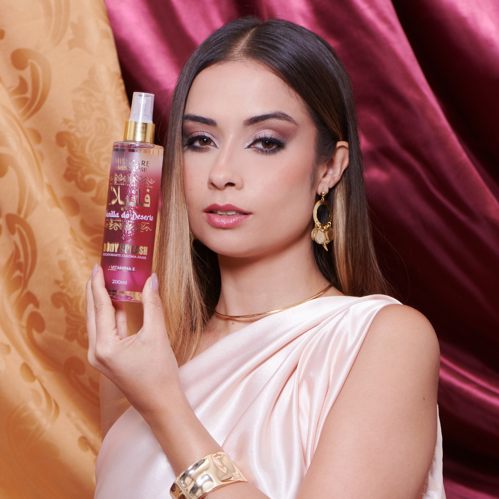 Body Splash Àrabe Vanilla do Deserto - Miss Rôse - Miss Rôse Brasil