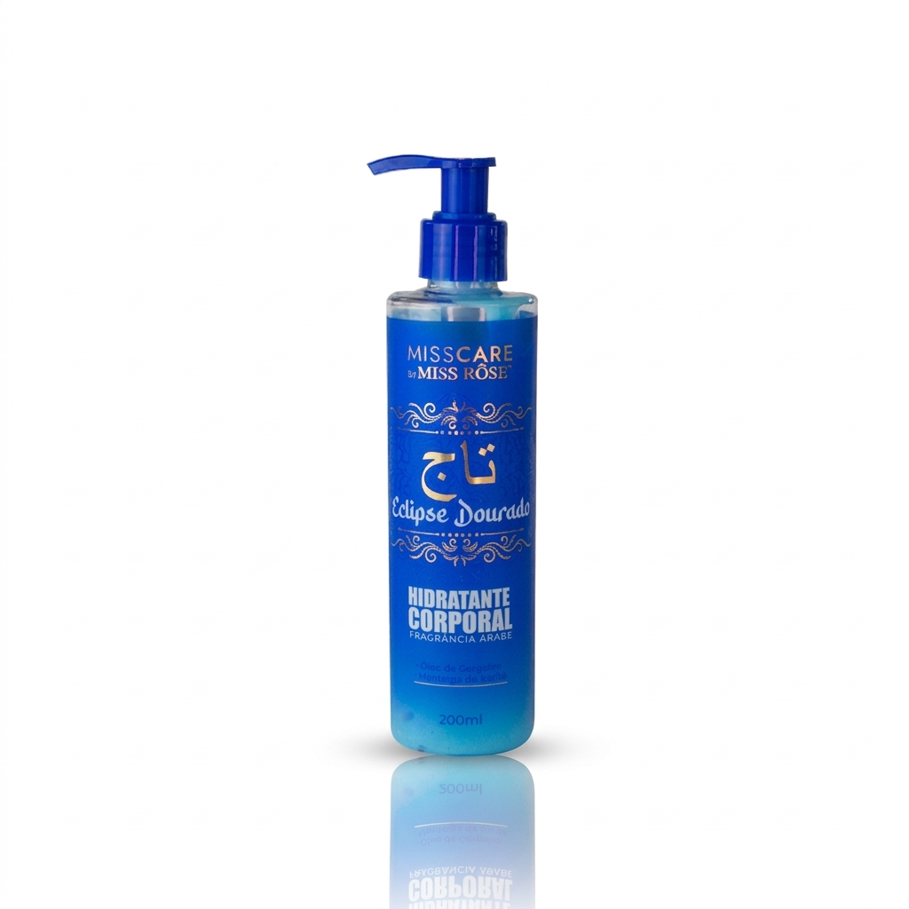 Hidratante Corporal Fragrância Árabe Eclipse Dourado - Miss Rôse - Miss Rôse Brasil