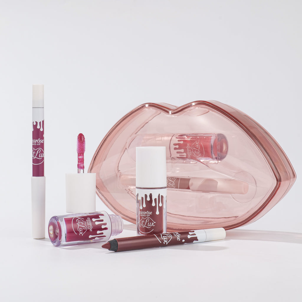 Kit Lip Gloss e Lápis Lábial - Miss Rôse - Miss Rôse Brasil