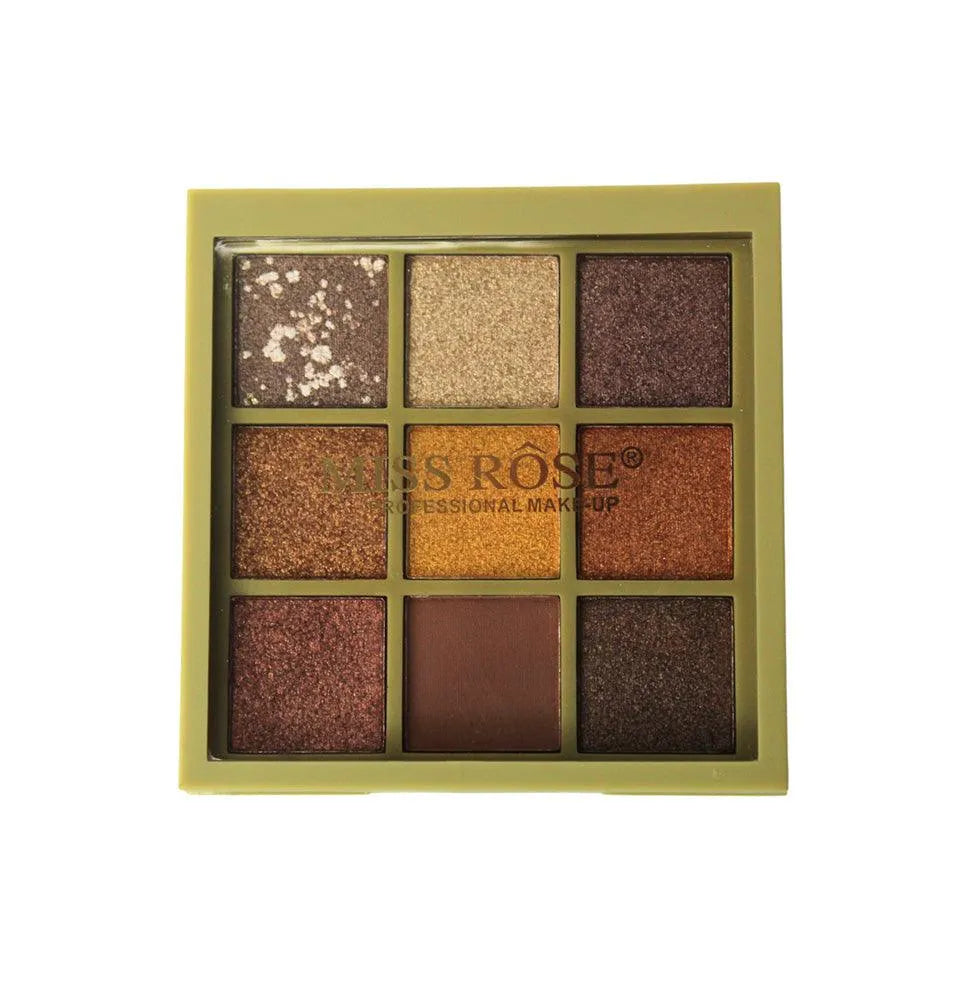 Paleta De Sombras Gold 9 Cores cor 04 Miss Rôse - Miss Rôse Brasil