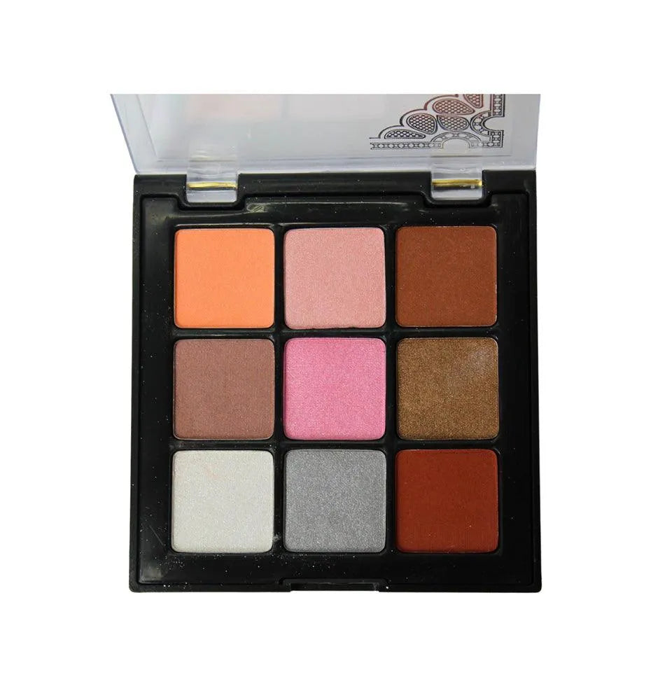 Paleta de Sombras 9 cores Renda cor 2 Miss Rôse - Miss Rôse Brasil