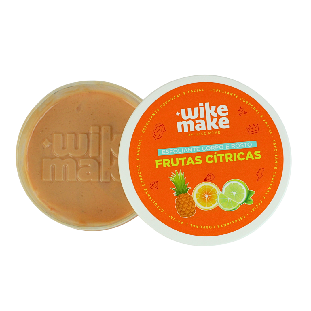 Esfoliante corpo e rosto Frutas Cítricas Wike Make By Miss Rôse