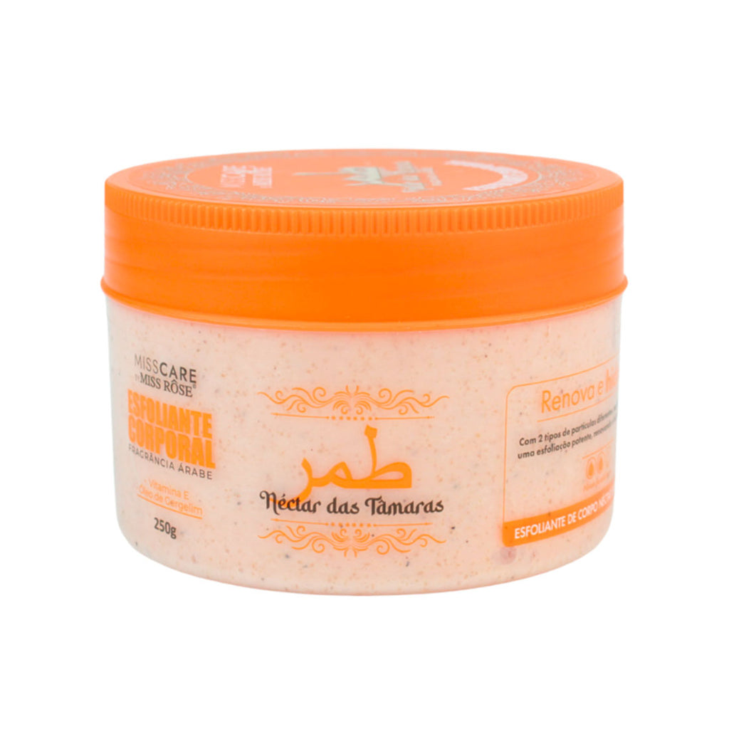Esfoliante Corporal Fragrância árabe Néctar das Tâmaras  - Miss Rôse - Miss Rôse Brasil
