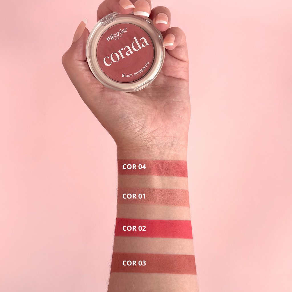 Blush Compacto Corada - Miss Rôse - Miss Rôse Brasil