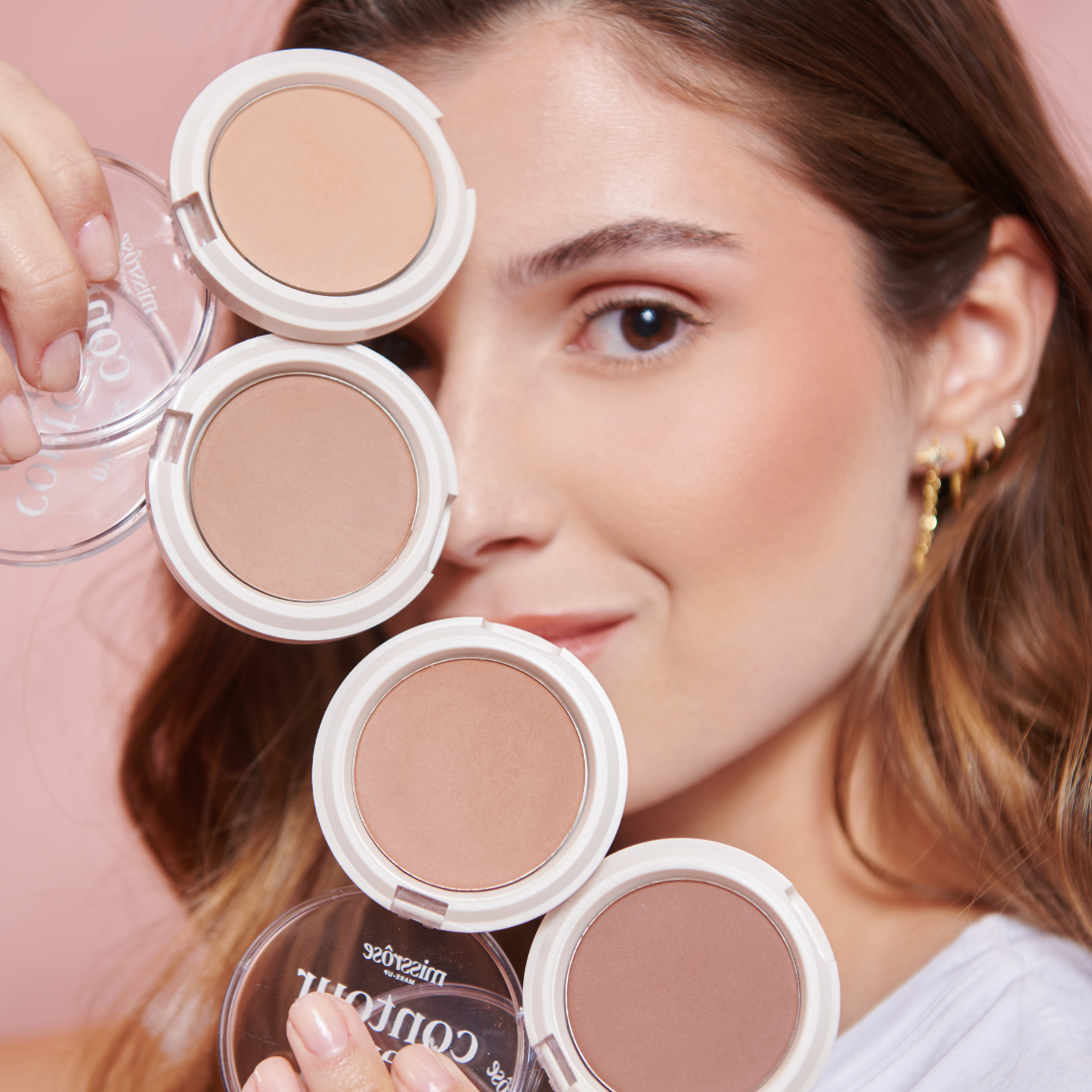 Contorno Compacto  Contour Certo - Miss Rôse - Miss Rôse Brasil