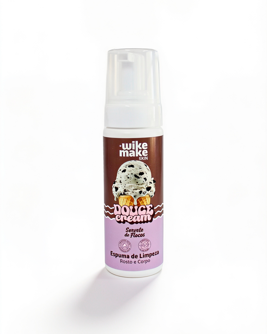 Espuma de Limpeza Douce Cream - Wike Make Skin - Miss Rôse Brasil