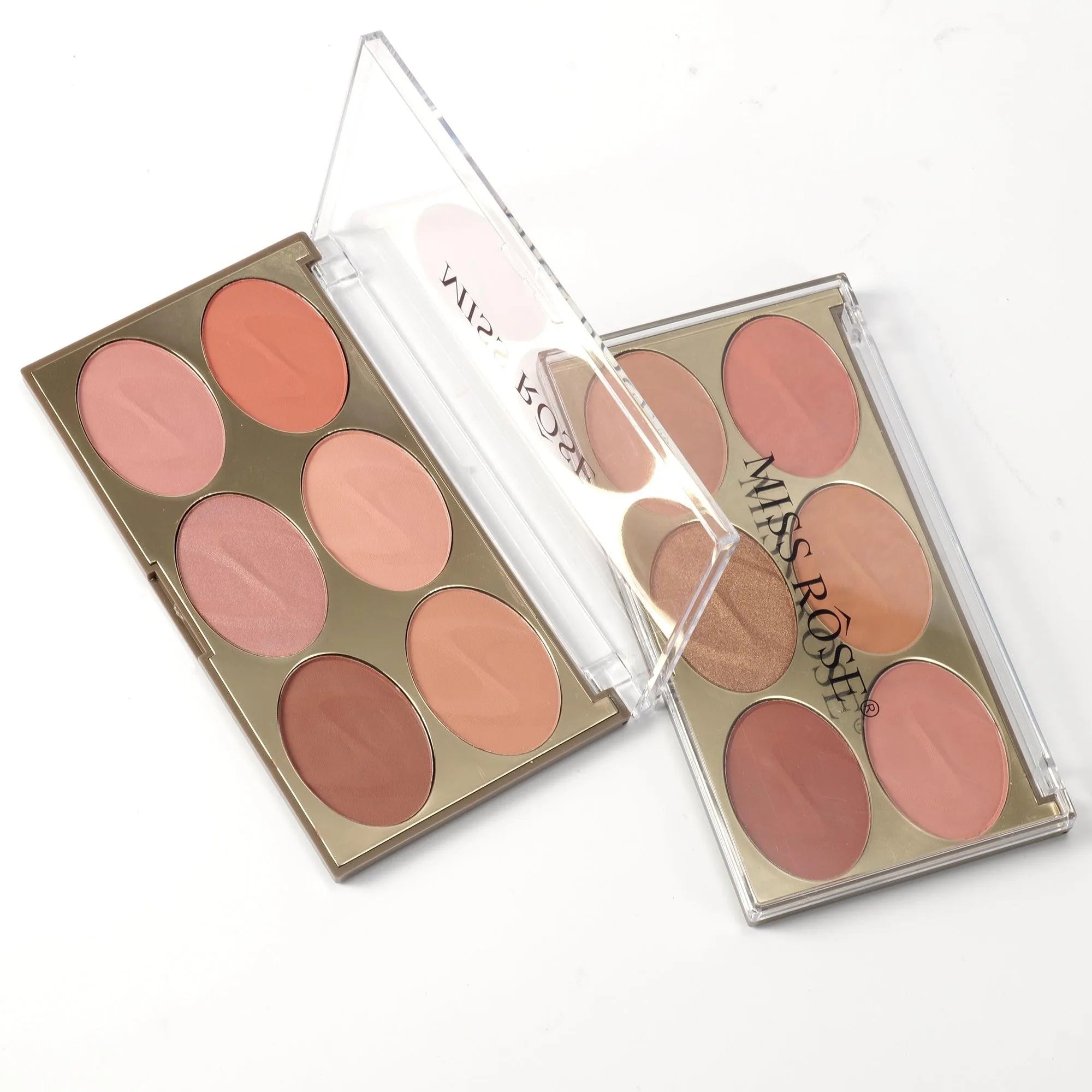 Paleta Color Blush 6 Cores Miss Rôse - Miss Rôse Brasil