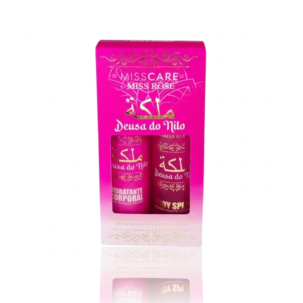 Kit Linha Árabe Deusa do Nilo - Miss Care by Miss Rôse - Miss Rôse Brasil